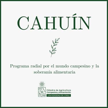 Programa Cahuín:  Nuevo podcast tratará temas rurales, campesinos y alimentarios￼￼￼